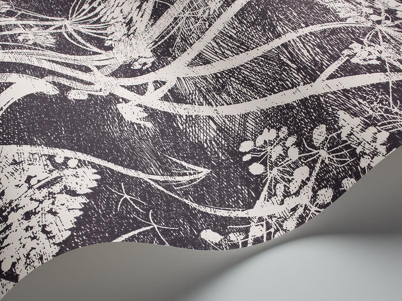Cole & Son Cow Parsley – Detail des botanischen Motivs