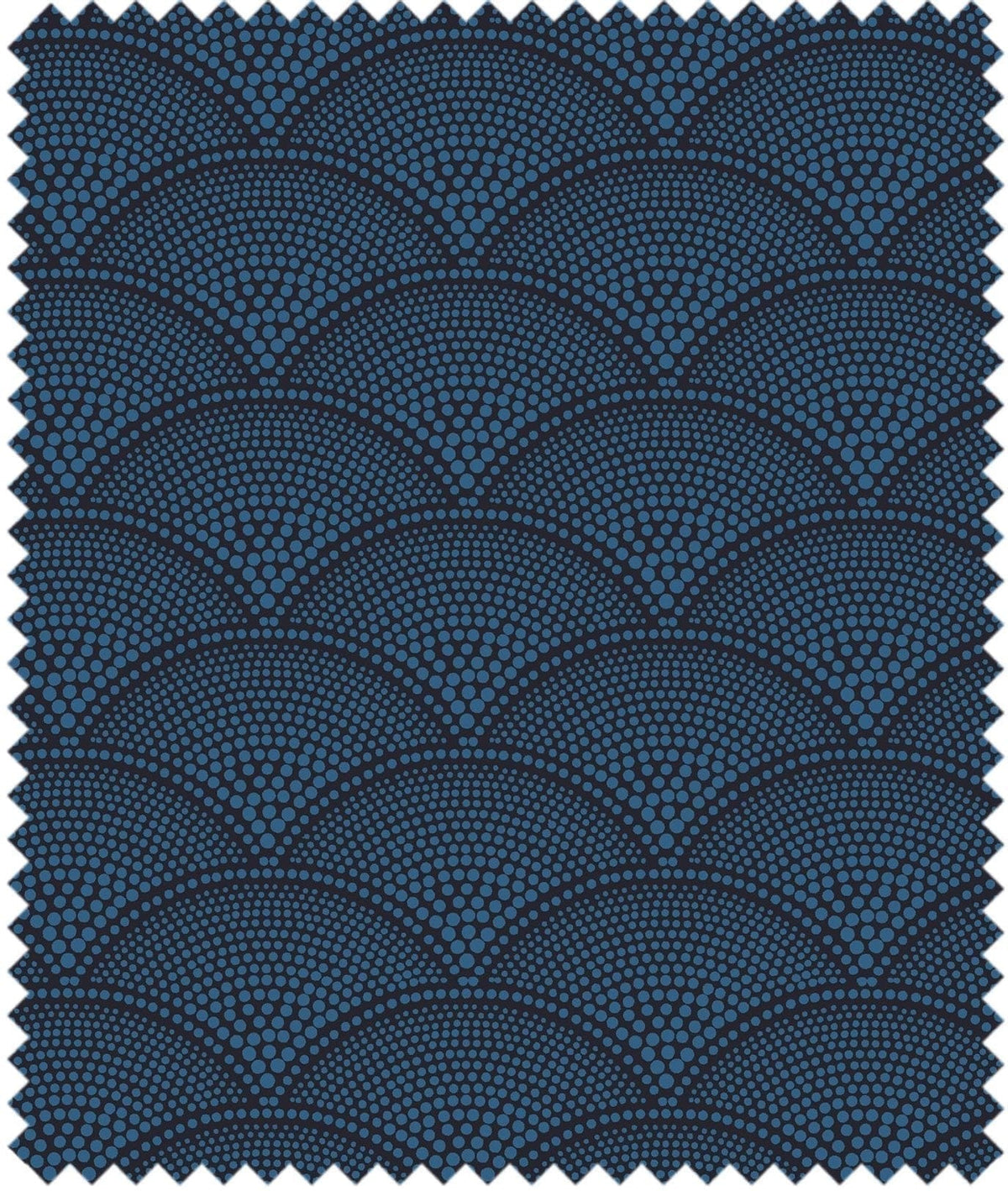 Cole & Son – Stoff Feather Fan Jacquard – F111/8028 – Hyacinth on Charcoal