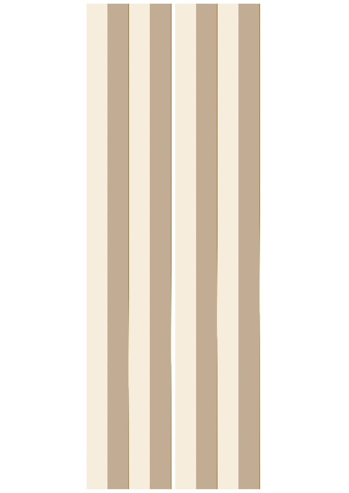 KEK Amsterdam Vliestapete Gold Stripes Beige/Sand/Gold – Bahnen- und Motivansicht