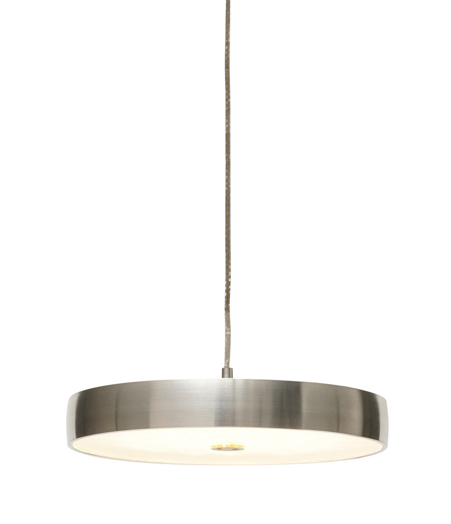 Oligo - Pendelleuchte Decent 1-flammig-Pendelleuchte-Oligo-Farbe Baldachin Aluminium gebürstet | Farbe Kopf Aluminium gebürstet-1-flammig-G42-885-11-12-TOJU Interior