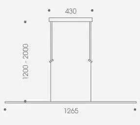 Oligo - Pendelleuchte Lisgo Sky Straight-Pendelleuchte-Oligo--TOJU Interior