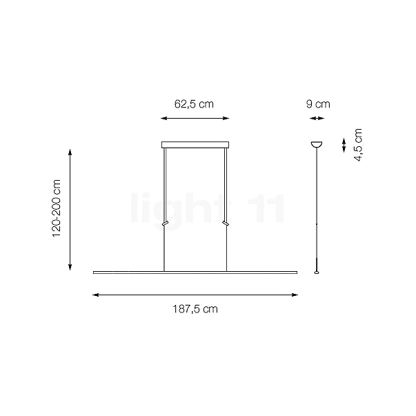 Oligo - Pendelleuchte Lisgo Sky straight Max-Pendelleuchte-Oligo--TOJU Interior
