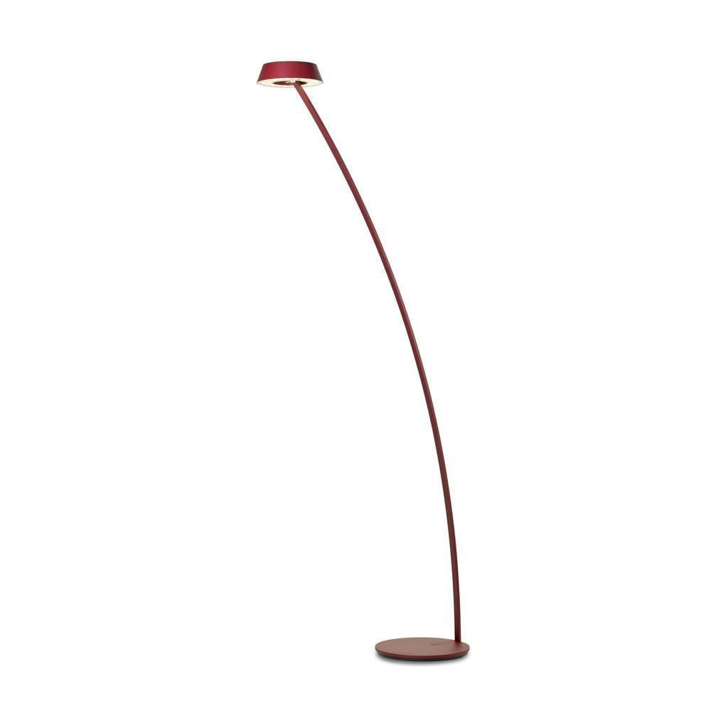 Oligo - Stehleuchte Glance gebogen-Stehleuchte-Oligo-Rot matt-G44-883-21-25-TOJU Interior