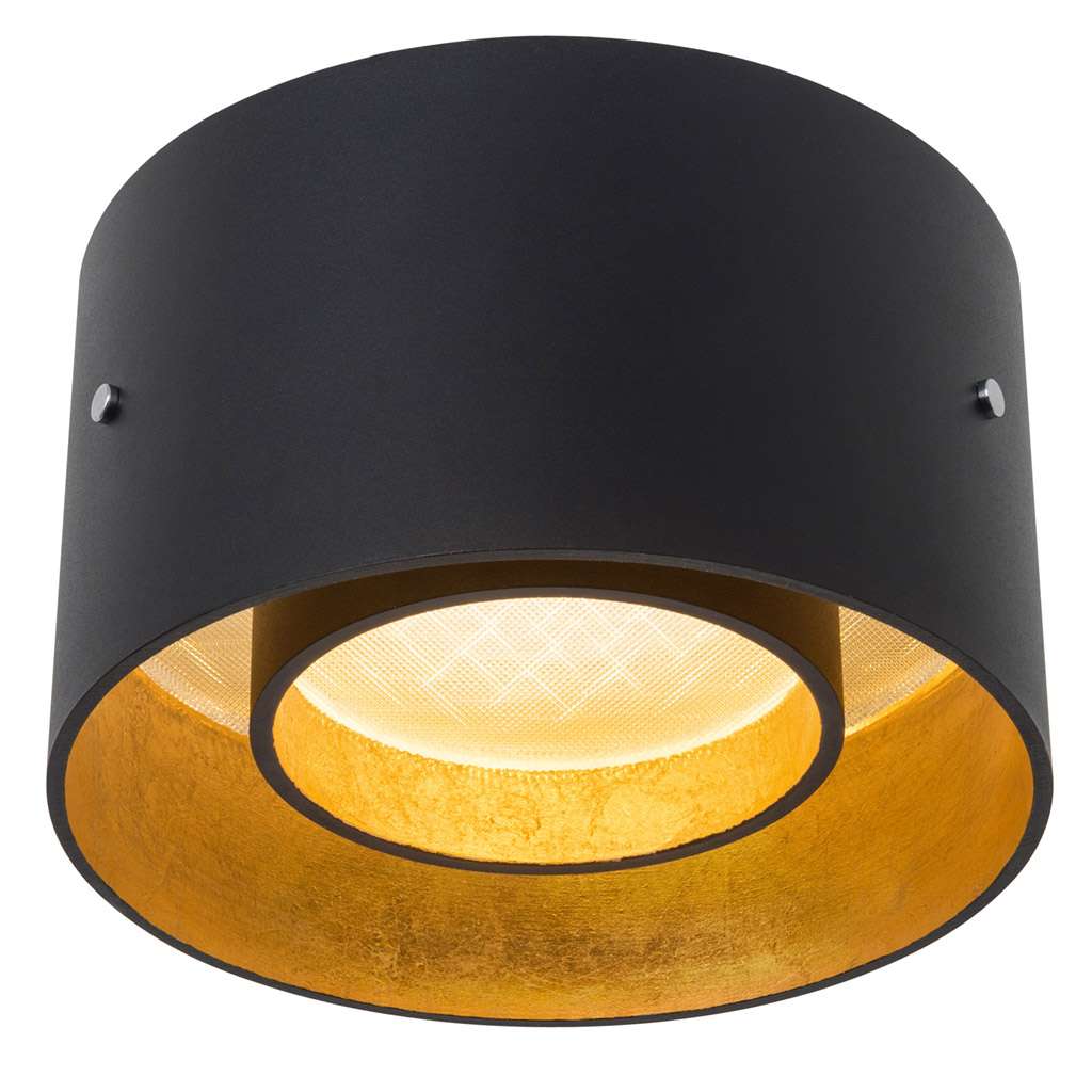 Oligo - Trofeo Deckenleuchte-Deckenleuchte-Oligo-Schwarz matt | Blattgold-41-886-21-23/10-TOJU Interior