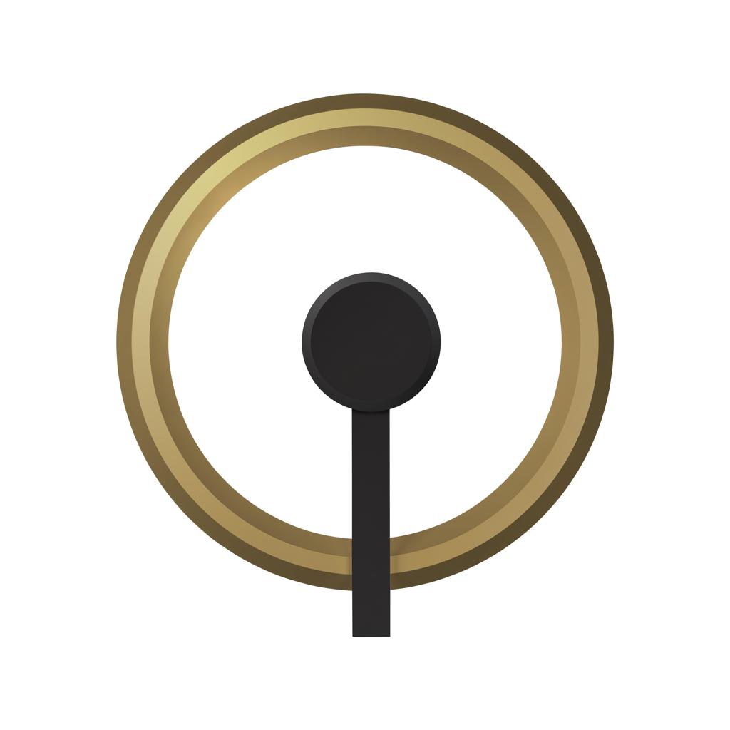 Oligo - Yano LED Deckenleuchte / Wandleuchte-Deckenleuchte-Oligo-Schwarz matt / Bronze-YANO 400 indirekt-41-831-21-23/17-TOJU Interior