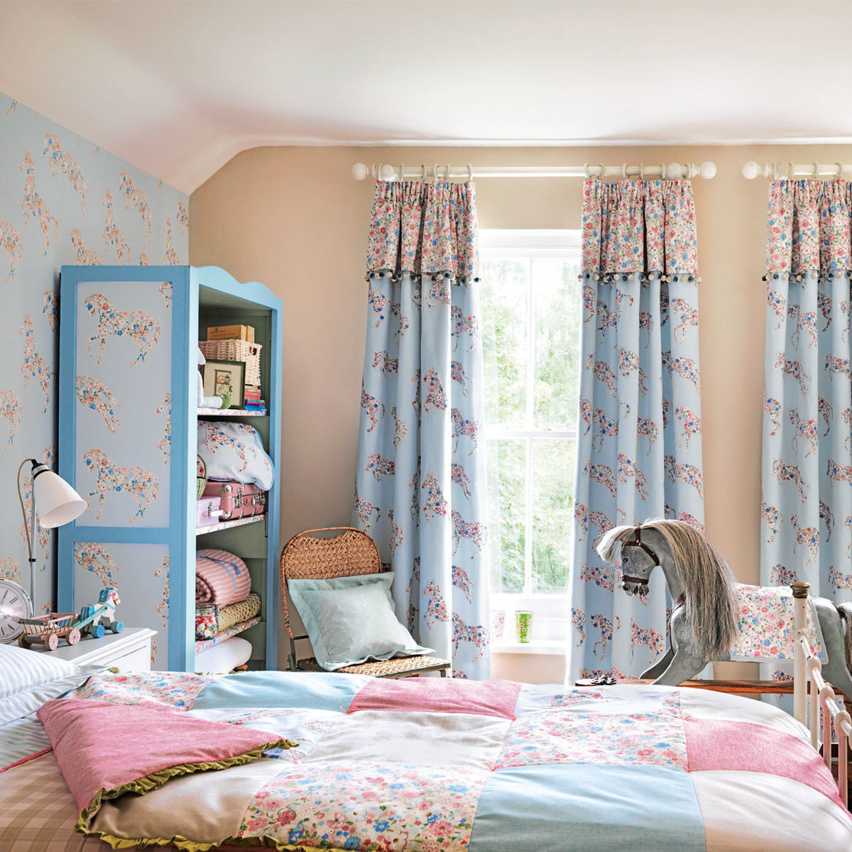 Sanderson - Pretty Ponies-Tapeten-Sanderson--Toju Interior