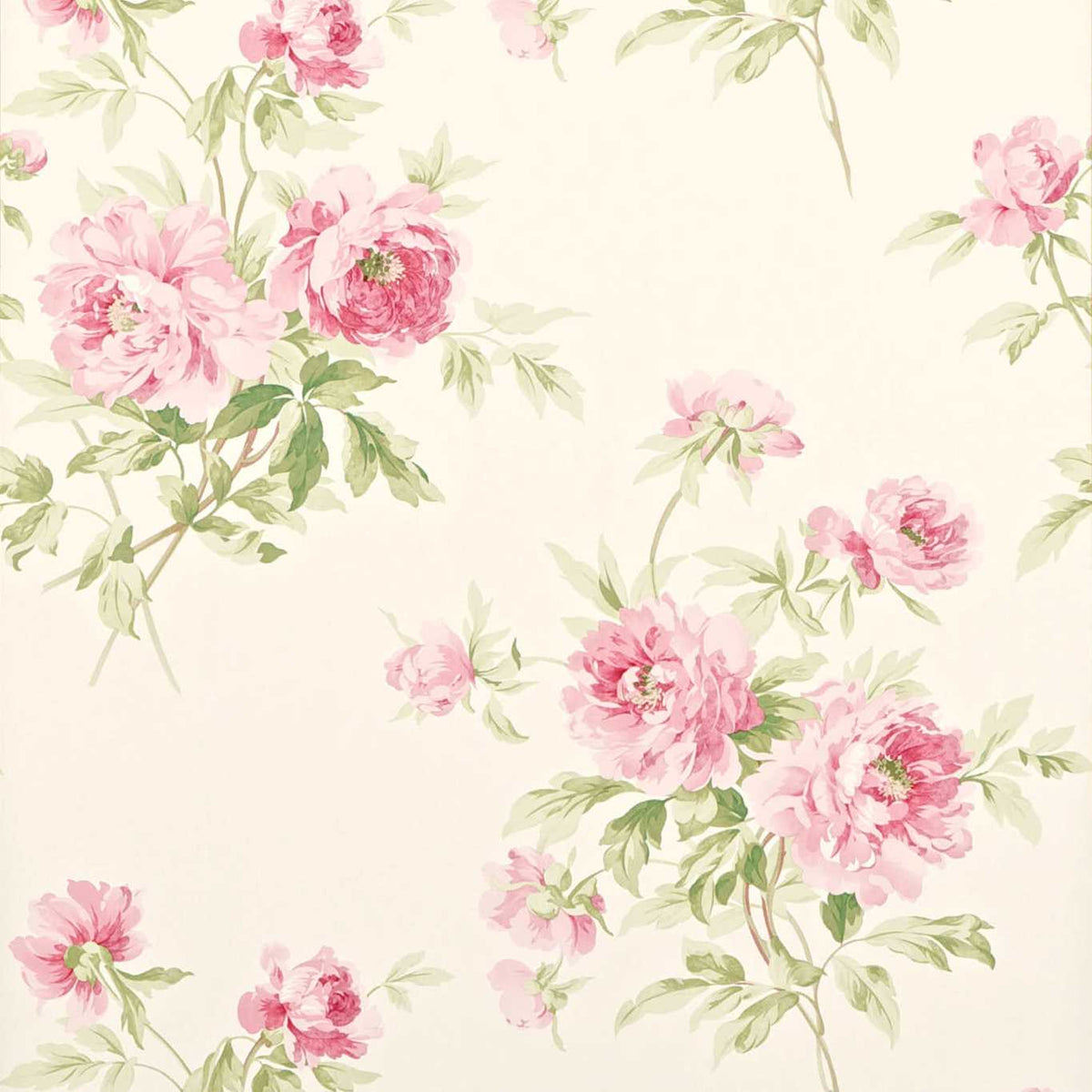 Sanderson - Tapete Adele-Tapeten-Sanderson-ROSE/CREAM DCAVAD101-DCAVAD101-Toju Interior