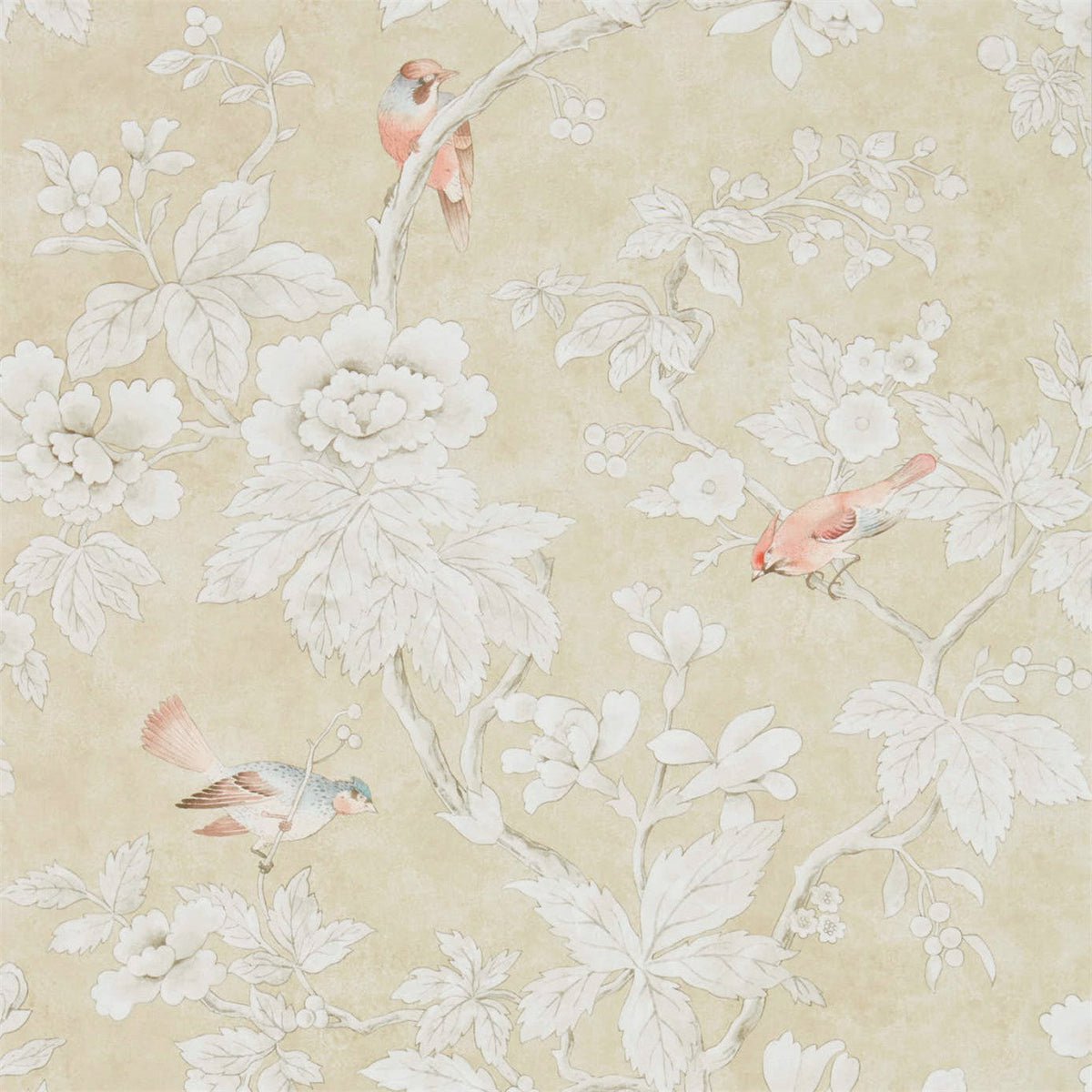 Sanderson - Tapete Chiswick grove-Tapeten-Sanderson-GOLD 216385-TOJU Interior