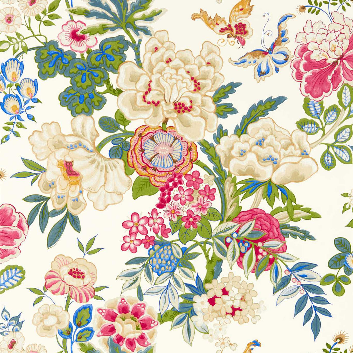 Sanderson - Tapete Emperor Peony-Tapeten-Sanderson-LOTUS PINK 217121-217121-Toju Interior