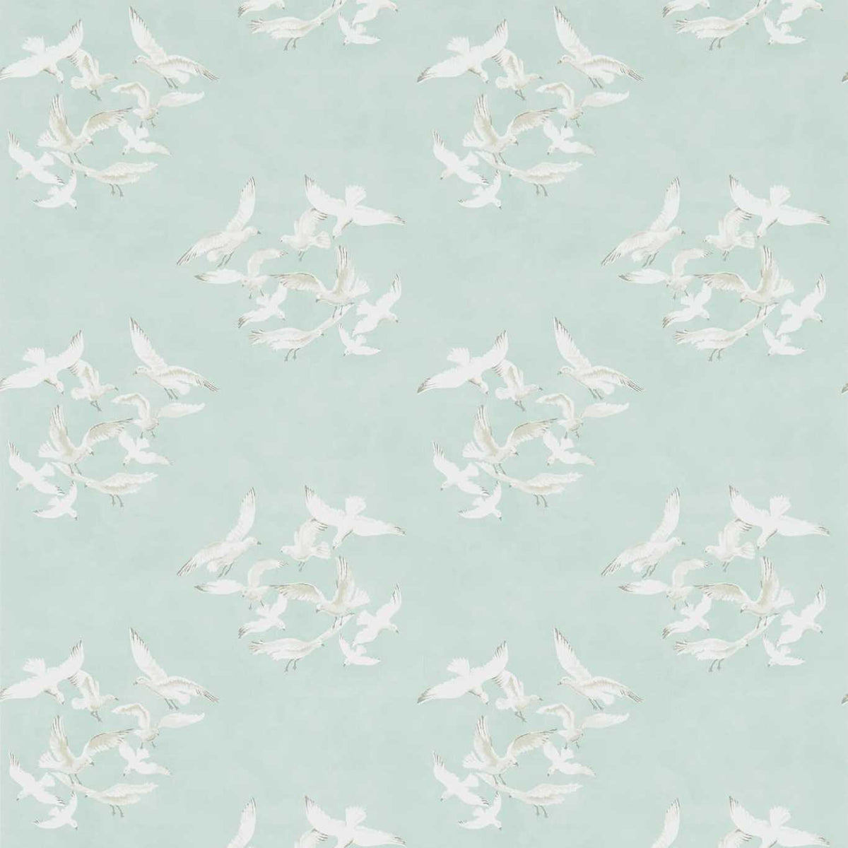 Sanderson - Tapete Seagulls-Tapeten-Sanderson-EAU DE NIL 214586-DVIN214586-Toju Interior