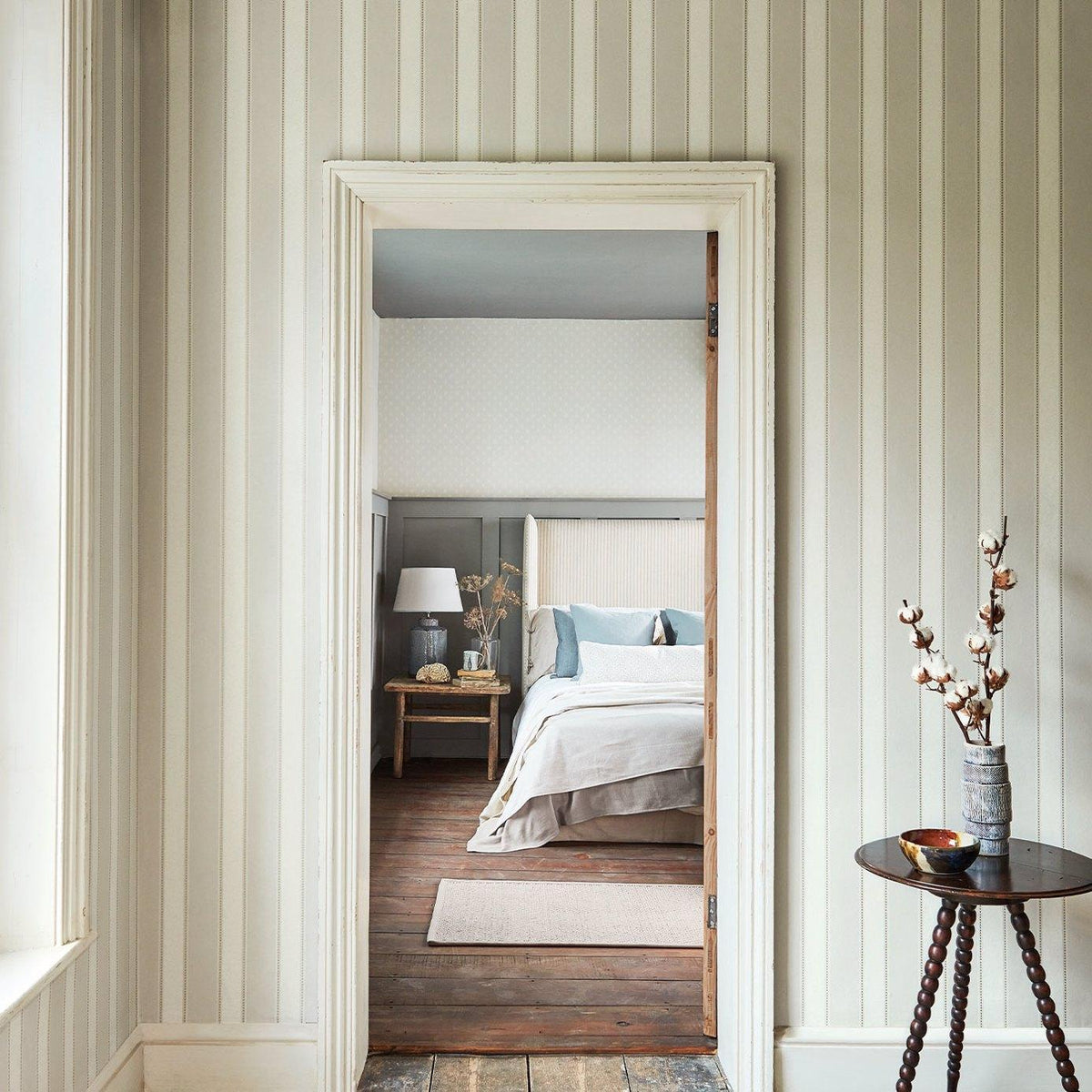 Sanderson - Tapete Sonning Stripe-Tapeten-Sanderson--Toju Interior