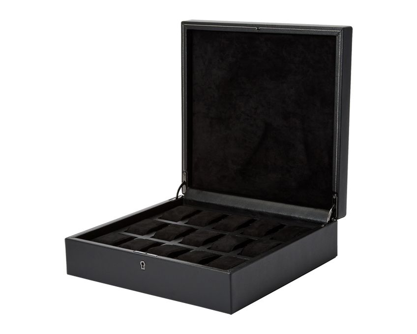 Wolf - Uhrenbox British Racing für 15 Uhren black-Uhrenbox-Wolf 1834-TOJU Interior