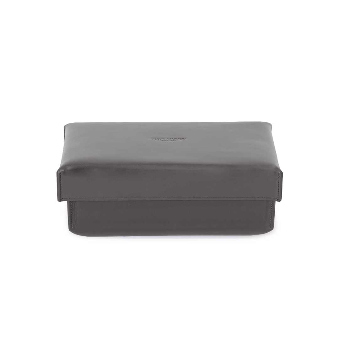 Decor Walther NAPPA DUO Dual use box (UTB+TAB) – Nappa Echtleder rauchgrau – Art. 0941693