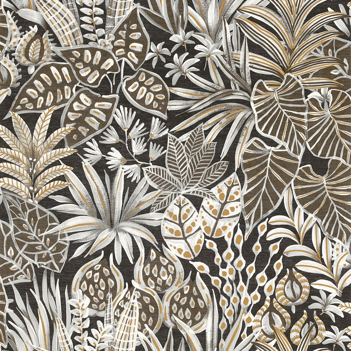Casamance Madhuca Tapete Noir – 75950916