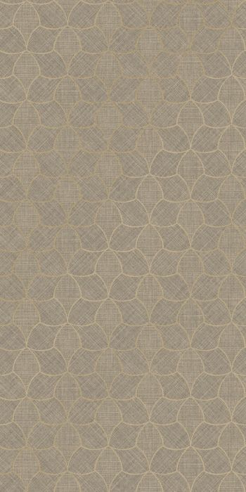 Casamance Tapete Tressana – Sépia/Doré