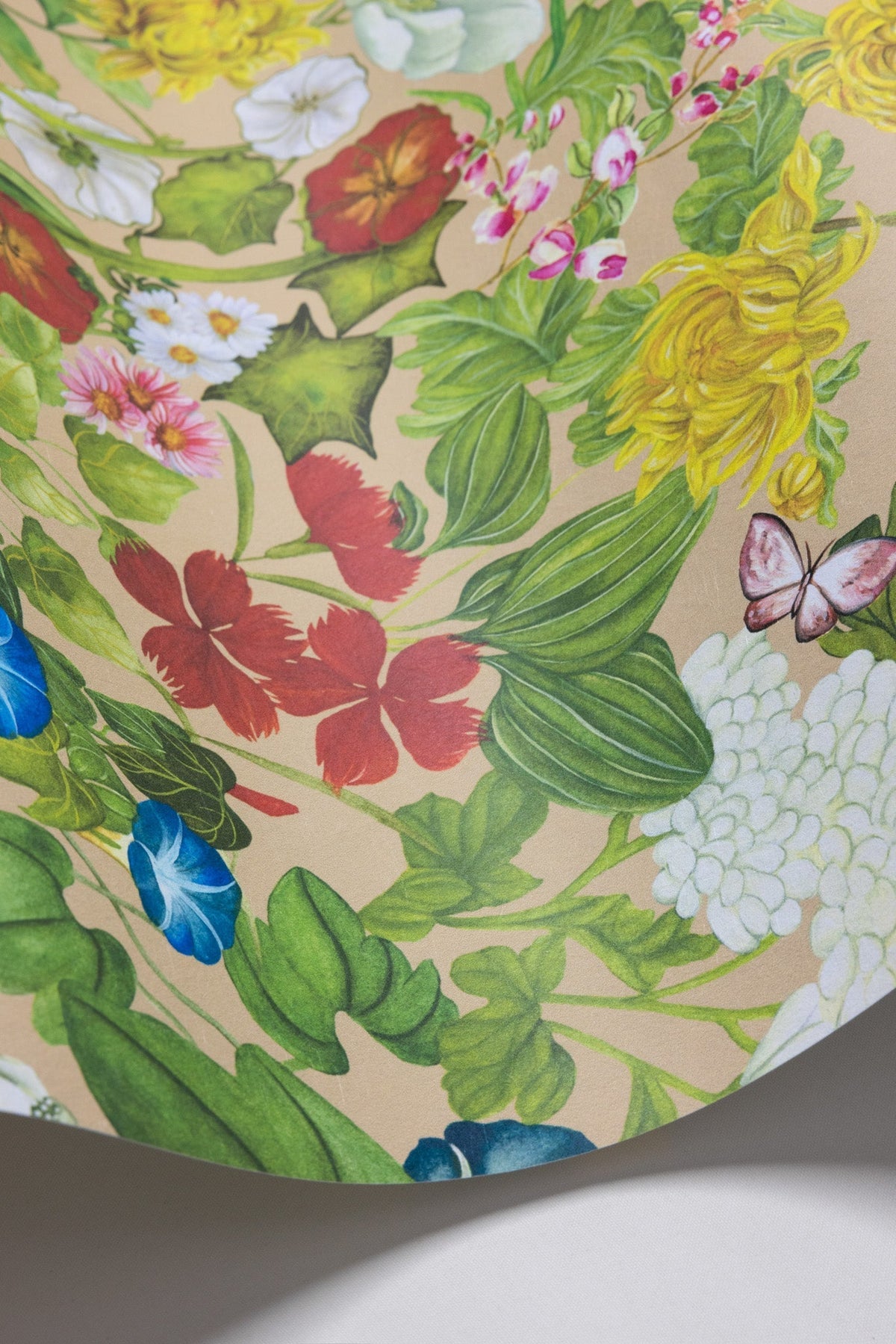 Cole & Son Flora Province – Taupe (126/8029), Detailansicht