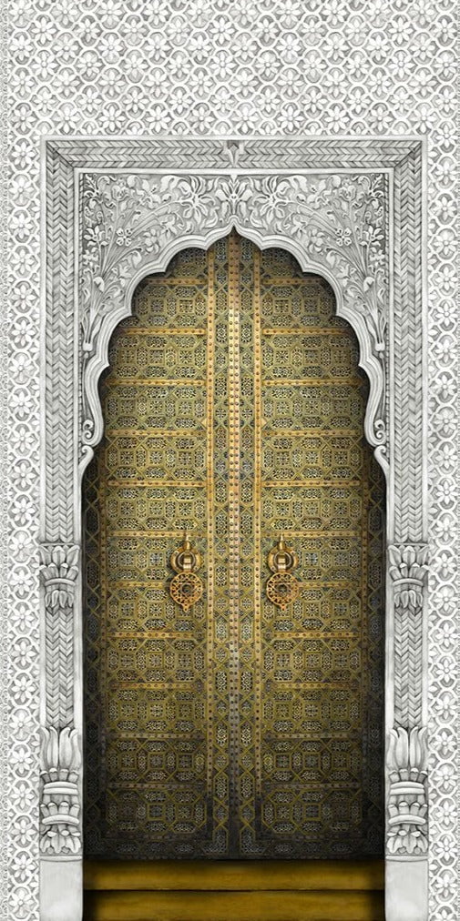 Cole & Son Bahia – Metallic Gold, Soot & Snow 113/4012 – Herstelleraufnahme 1
