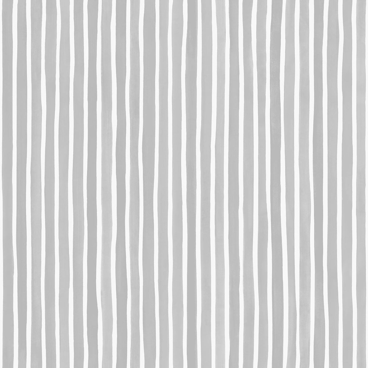 Cole & Son Croquet Stripe Tapete – Soft Grey (110/5028), Musteransicht