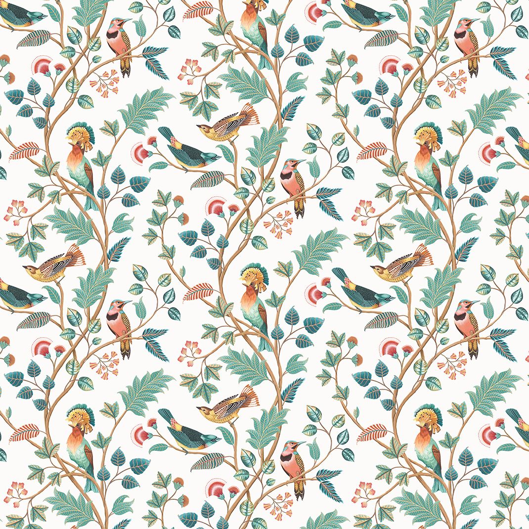 Osborne & Little Mayani – Stoff – F7891-02 – Aqua