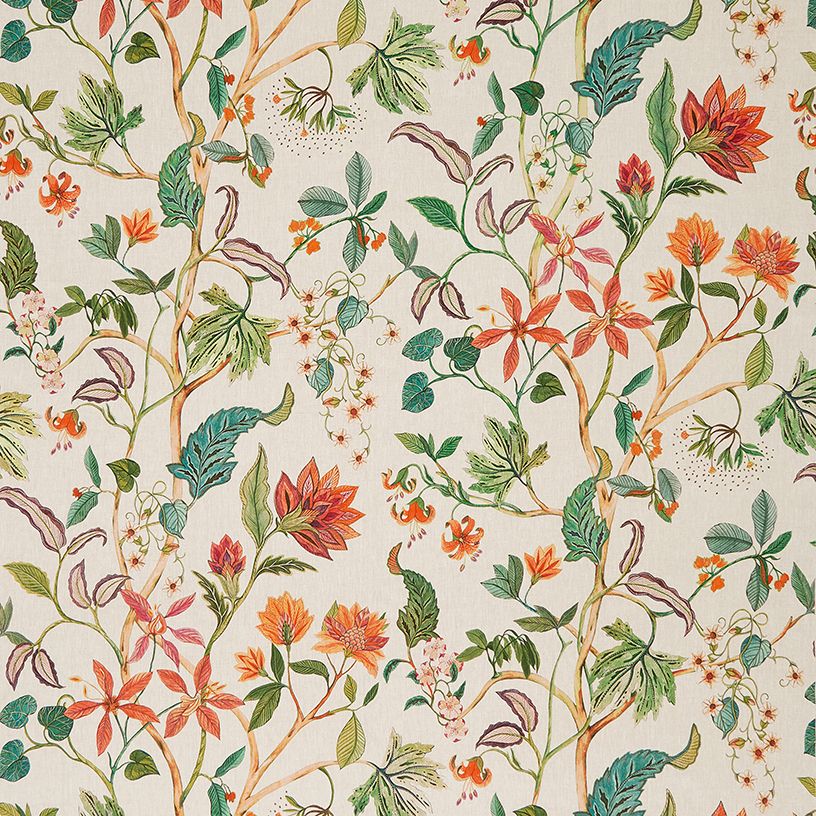Osborne & Little Chellah – Stoff – F7897-01 – Terracotta