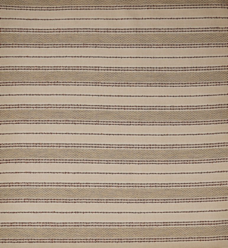 Osborne & Little Solana Stripe – Stoff – F8102-01 – Linen / Terracotta