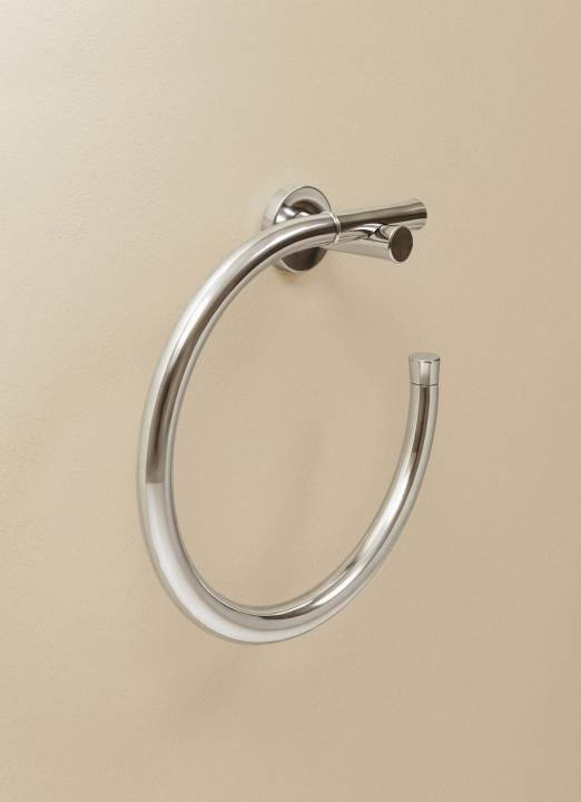 Cosmic Eda Handtuchring – Chrom