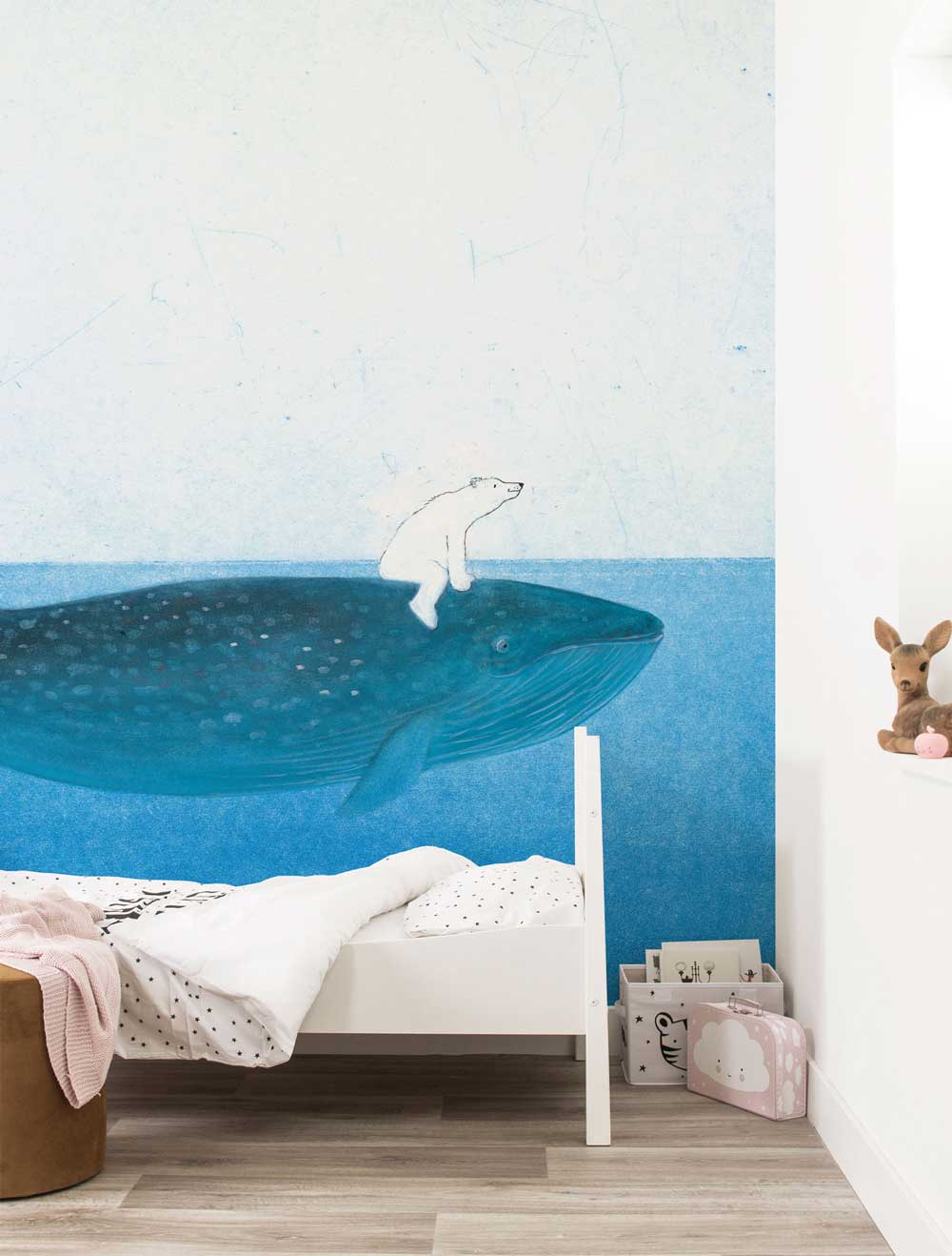 KEK Amsterdam Riding the Whale Wandbild im Kinderzimmer