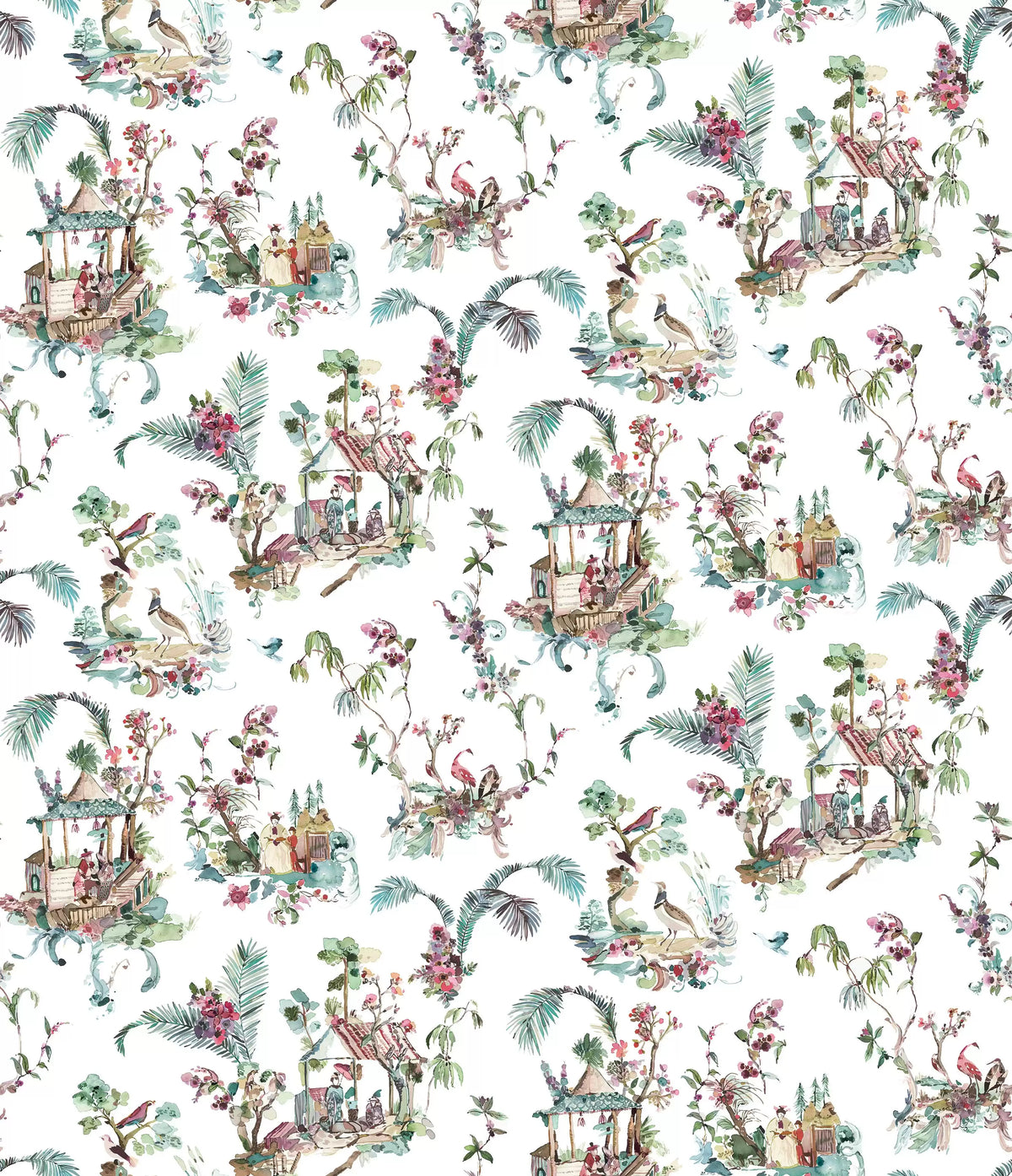 Nina Campbell Toile Chinoise – Stoff – NCF4460-02