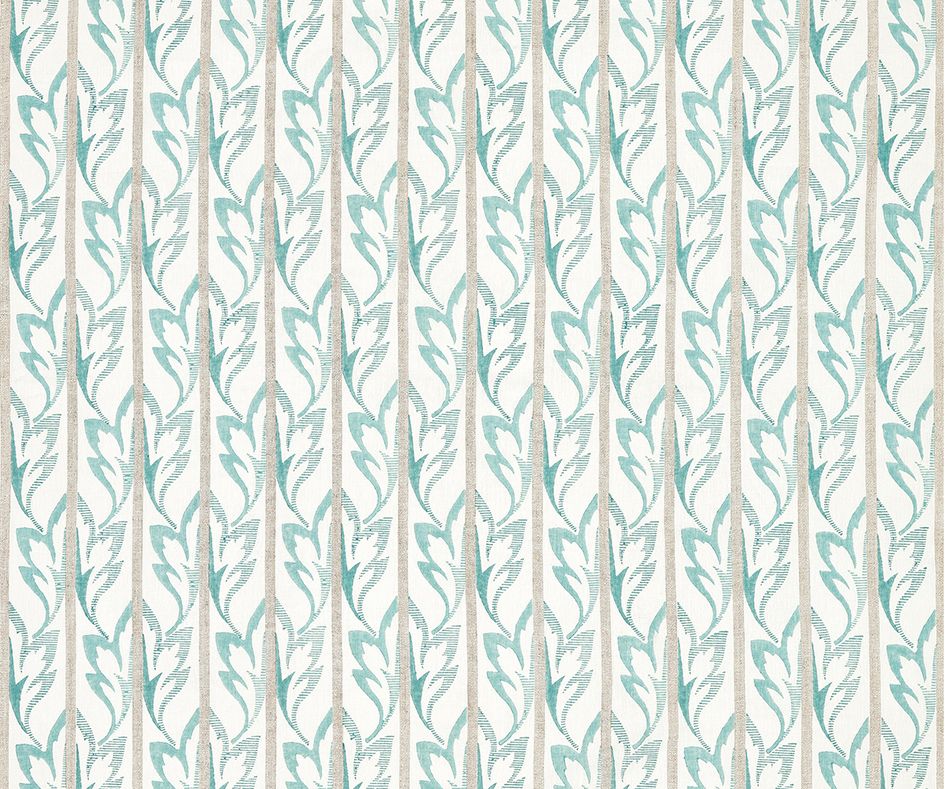 Nina Campbell Dora – Stoff – NCF4554-01 – Aqua