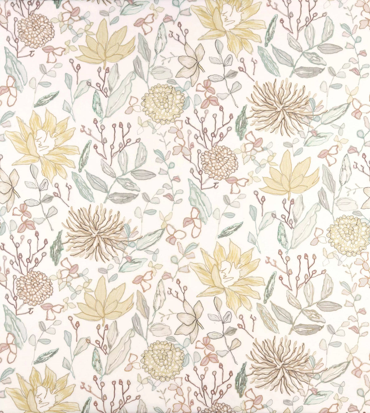 Osborne & Little Stoff Sketchbook in Eau de Nil, F7370-01
