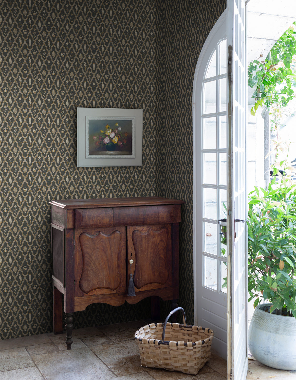 Sandberg Turtledove Barn Charcoal S10270 – Raumansicht