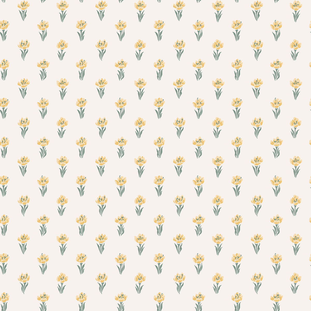 Sandberg Betty Yellow S10373 – Tapetenmuster