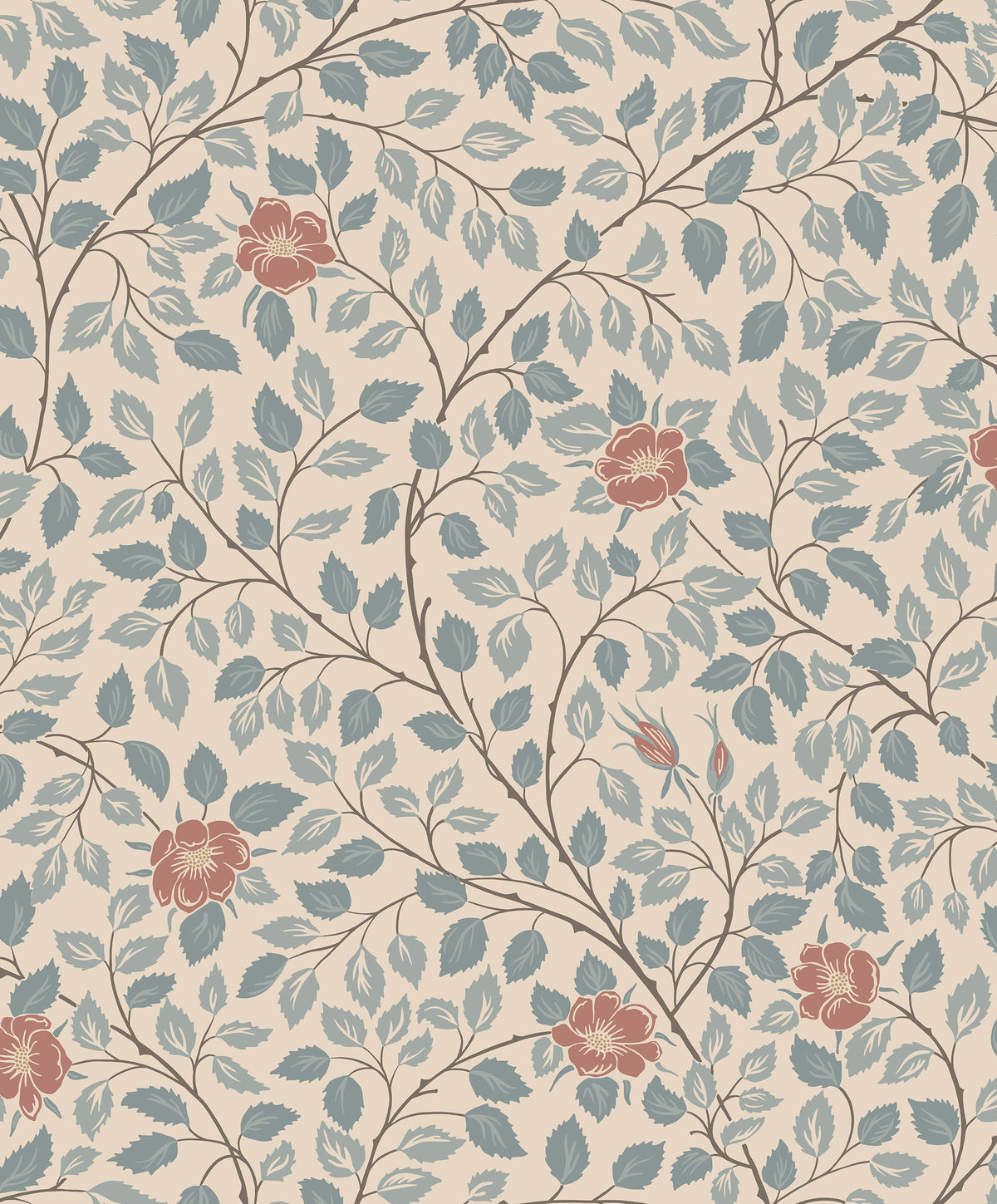 Sandberg Solliden Blue S10464 – Tapetenmuster