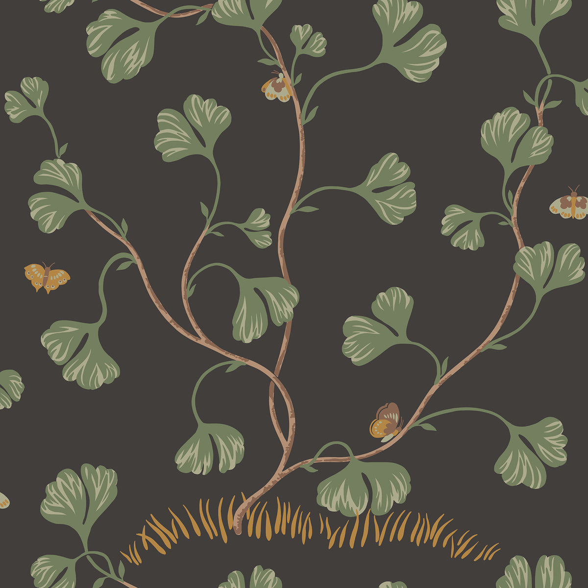 Sandberg Ebba Charcoal S10619 – Tapetenmuster