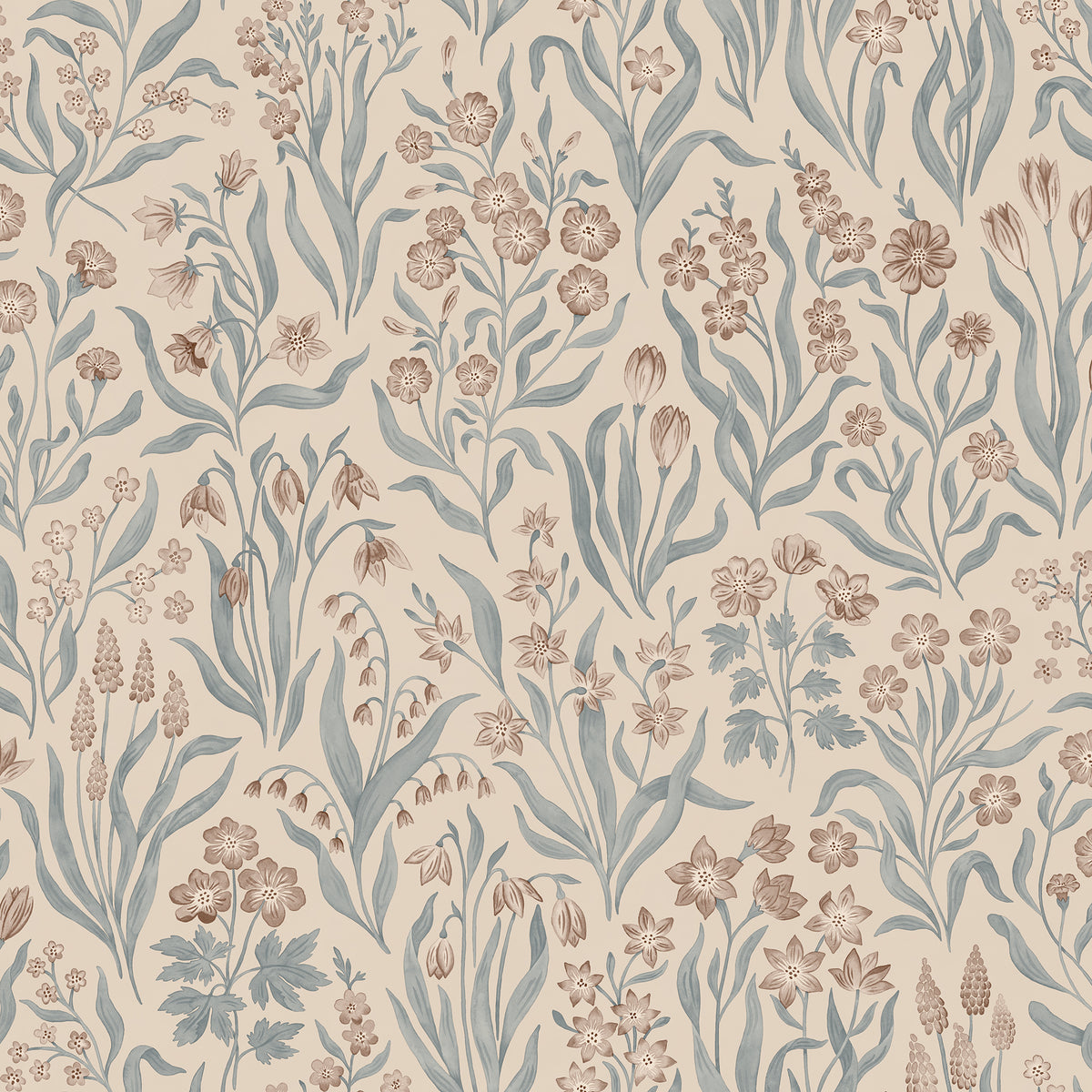 Sandberg Märta Misty Blue S10780 – Tapetenmuster
