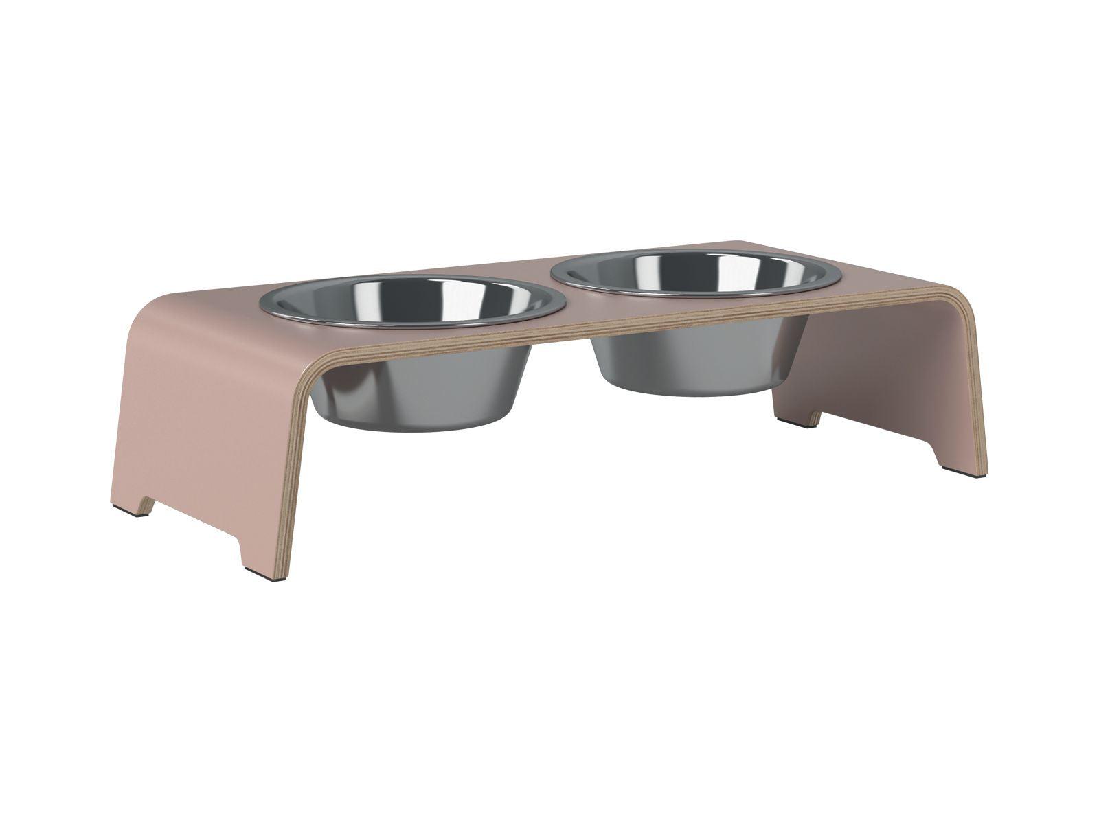 dogBar - LIMITED 2022® S - HPL antik pink med rustfrit stål