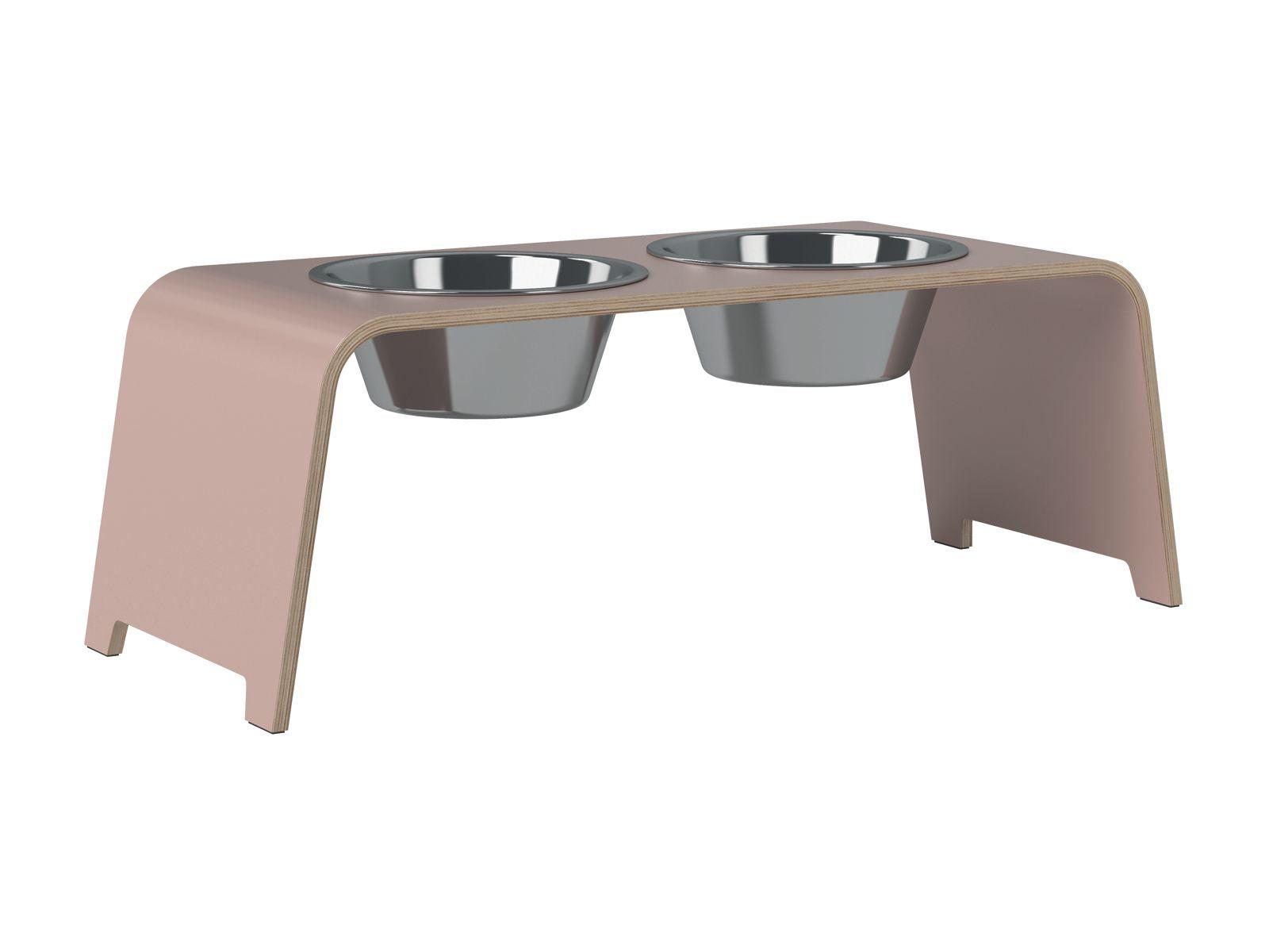 dogBar - LIMITED 2022® S - HPL antik pink med rustfrit stål
