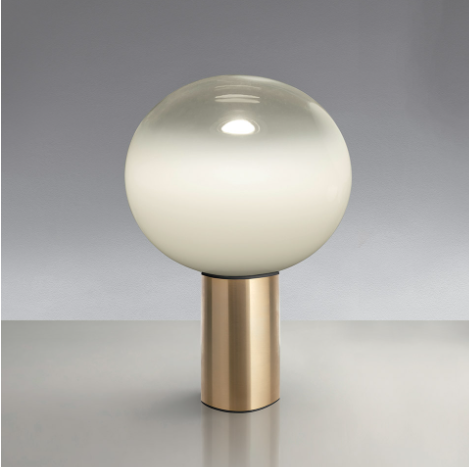 Artemide - Tischleuchte Laguna-Leuchten-Artemide-37cm - Satin Messing-TOJU Interior