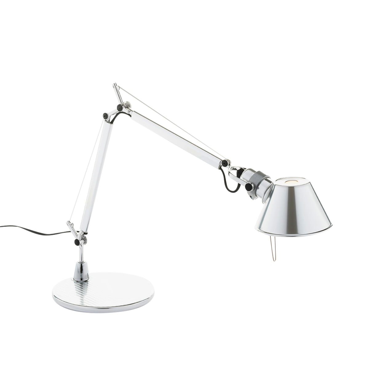 Artemide - Tischleuchte Tolomeo Micro-Leuchten-Artemide-Aluminium hochglanzpoliert-TOJU Interior
