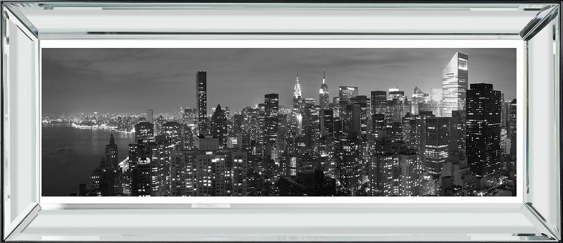 Brookpace Fine Art - MIDTOWN PANORAMA, NYC-Wandbild-Brookpace Lascelles-Manhattan / Spiegelrahmen-TOJU Interior