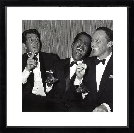 Brookpace Fine Art - The Rat Pack-Wandbild-Brookpace Lascelles-Studio / Lackrahmen schwarz-TOJU Interior