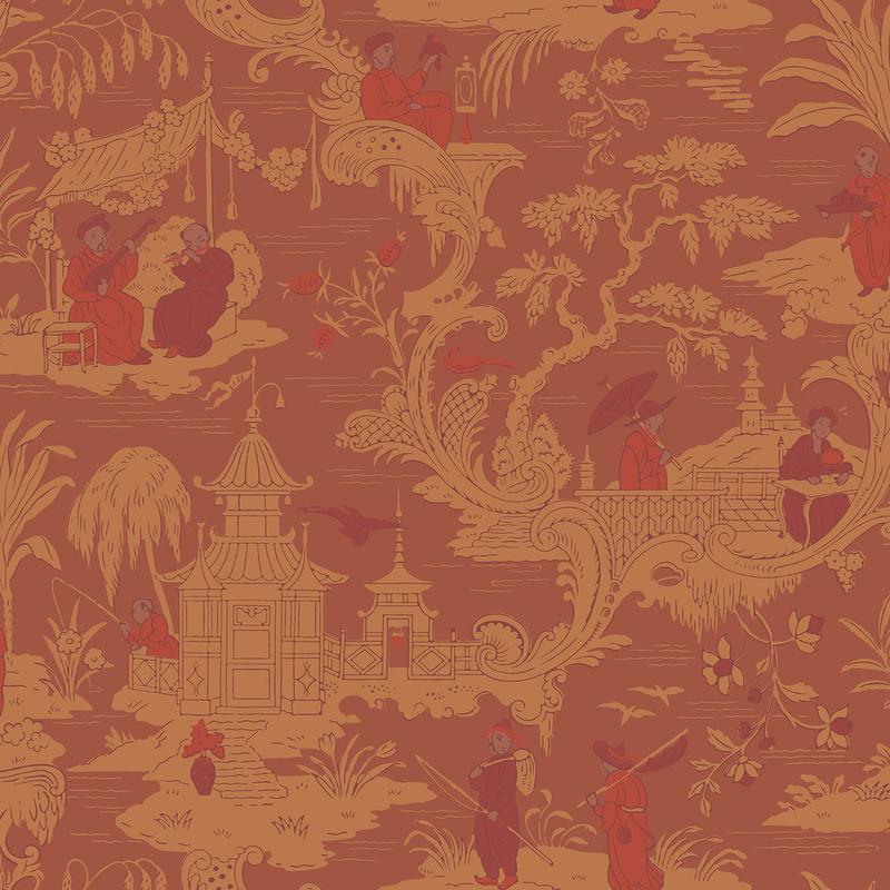 Cole and Son - Tapete Chinese Toile Wallpaper-Tapeten-Cole & Son-TOJU Interior