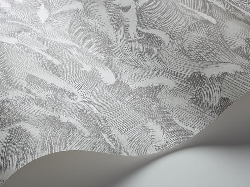 Cole and Son - Tapete Columbus Wallpaper-Tapeten-Cole & Son-Soot & Snow S103/13055-TOJU Interior