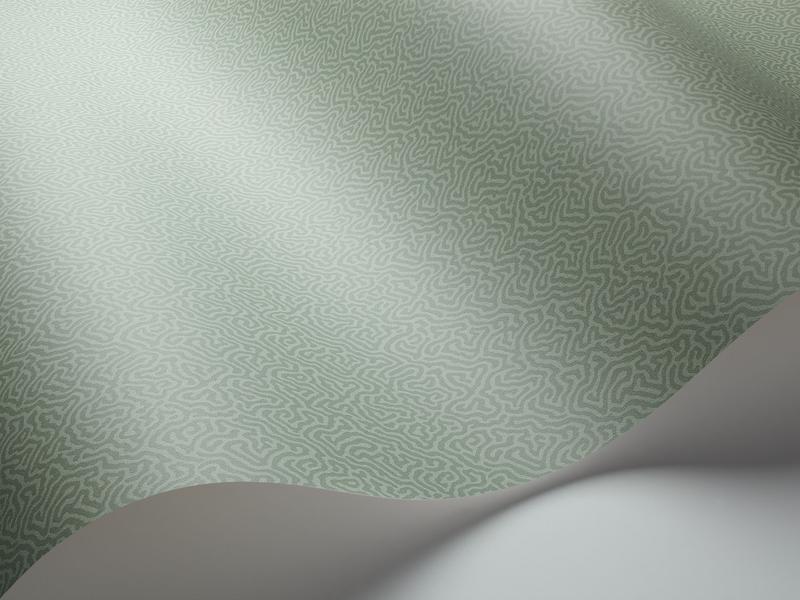 Cole and Son - Tapete Coral Wallpaper-Tapeten-Cole & Son-Dark Duck Egg S106/5066-TOJU Interior