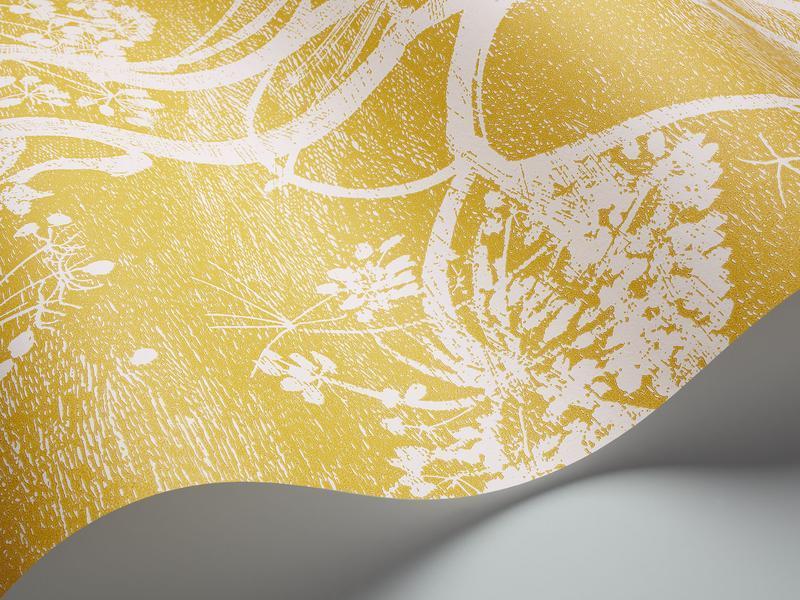 Cole and Son - Tapete Cow Parsley Wallpaper-Tapeten-Cole & Son-Weiß & chaurtreuse-TOJU Interior
