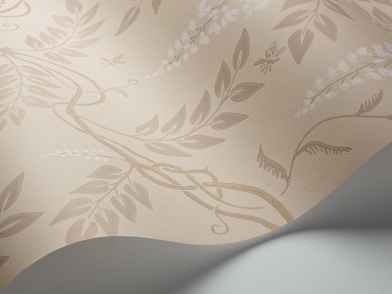 Cole and Son - Tapete Egerton Wallpaper-Tapeten-Cole & Son-Chalk on Oat S100/9046-TOJU Interior
