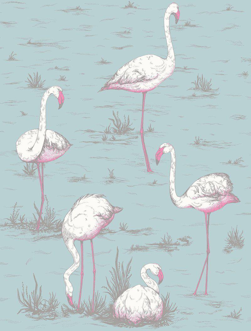 Cole and Son - Tapete Flamingos Wallpaper-Tapete-Cole & Son-TOJU Interior