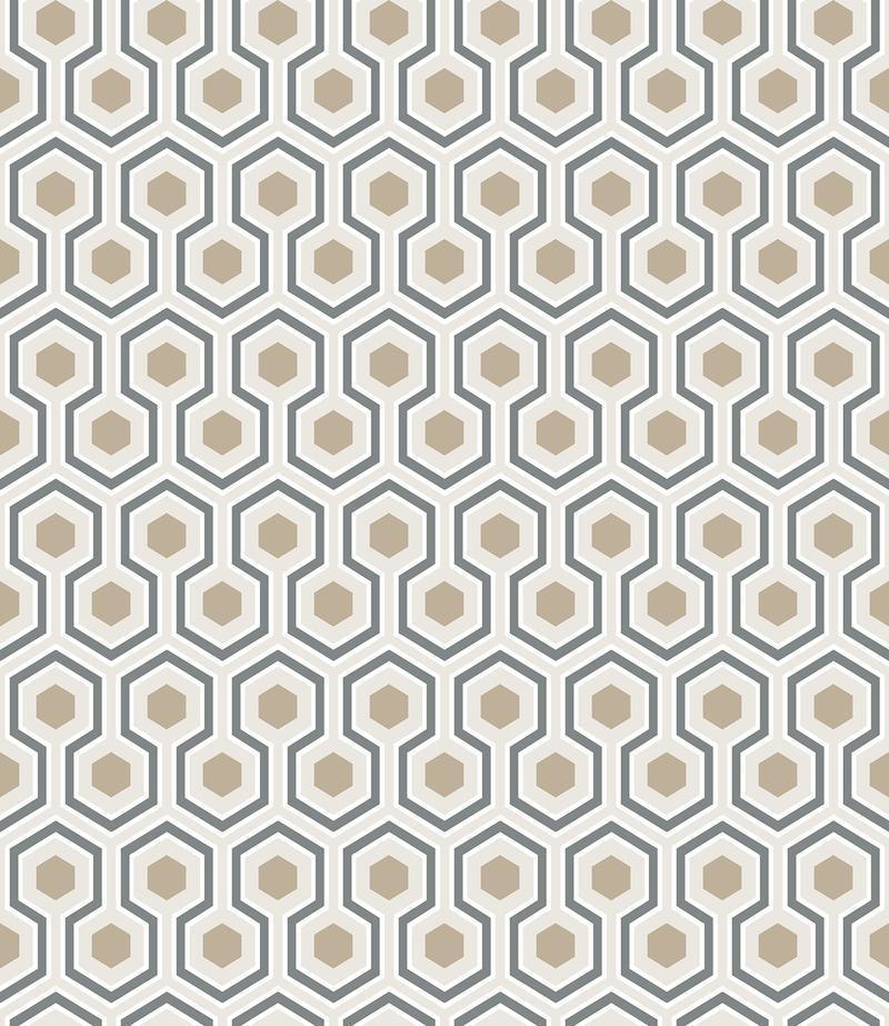 Cole and Son - Tapete Hicks Hexagon Wallpaper-Tapeten-Cole & Son-TOJU Interior