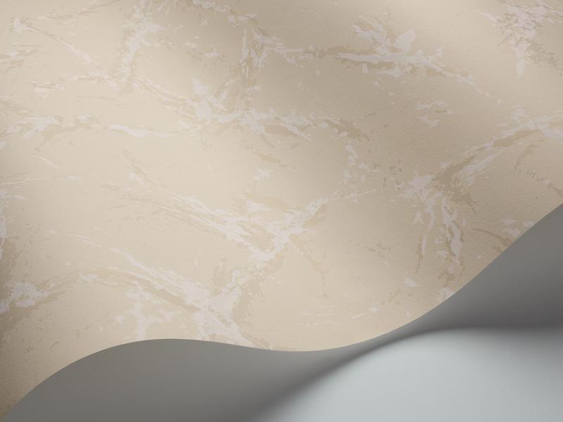 Cole and Son - Tapete Marble Wallpaper-Tapeten-Cole & Son-Cream S92/7034-TOJU Interior