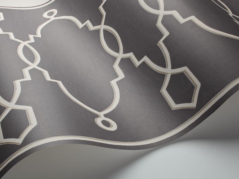 Cole and Son - Tapete Parterre Border Wallpaper-Tapeten-Cole & Son-Soot S99/3015-TOJU Interior